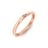 Cross Stamped Stackable Ring