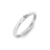 Cross Stamped Stackable Ring