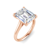 5 Ct Emerald Moissanite Engagement Ring
