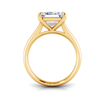 2.5 Ct Emerald Lab Diamond Engagement Ring