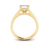 2 Ct Emerald Lab Diamond Comfort Fit Solitaire Engagement Ring