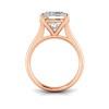 1 Ct Princess Lab Diamond Comfort Fit Solitaire Engagement Ring