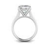 2 Ct Princess Lab Diamond Comfort Fit Solitaire Engagement Ring