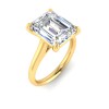 5 Ct Emerald Moissanite Engagement Ring