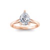 1.5 Ct Pear Diamond Comfort Fit Solitaire Engagement Ring