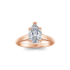 2 Ct Pear Moissanite Engagement Ring