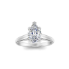 2 Ct Pear Moissanite Engagement Ring