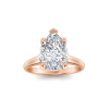 3 Ct Pear Moissanite Engagement Ring