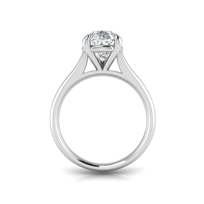 3 Ct Pear Moissanite Engagement Ring
