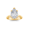 3 Ct Pear CZ Engagement Ring