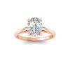 2 Ct Oval Lab Diamond Comfort Fit Solitaire Engagement Ring