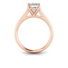 2 Ct Oval Lab Diamond Comfort Fit Solitaire Engagement Ring