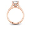 3 Ct Oval Moissanite Comfort Fit Solitaire Engagement Ring