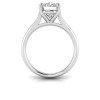 3.5 Ct Oval Lab Diamond Comfort Fit Solitaire Engagement Ring