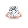 5 Ct Oval Moissanite Engagement Ring