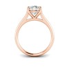 2.5 Ct Round Moissanite Comfort Fit Solitaire Engagement Ring