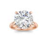 3.5 Ct Round Lab Diamond Comfort Fit Solitaire Engagement Ring