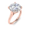 5 Ct Round CZ Engagement Ring