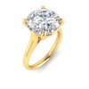 5 Ct Round Moissanite Engagement Ring