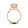 5 Ct Oval CZ Split Shank Solitaire Ring