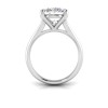 5 Ct Oval CZ Split Shank Solitaire Ring