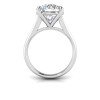 5 Ct Round Moissanite Split Shank Solitaire Ring