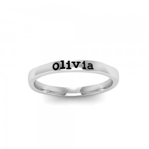 Stackable Name Ring