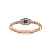 Sapphire Evil Eye Ring