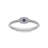Sapphire Evil Eye Ring