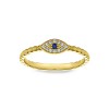 Sapphire Evil Eye Ring