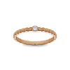 Single Diamond Stackable Ring