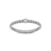 Single Lab Diamond Stackable Ring