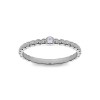 Single Lab Diamond Stackable Ring