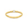 Single Diamond Stackable Ring