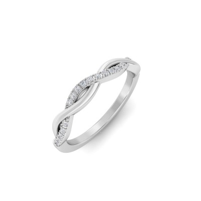 Twisted Vine Wedding Band