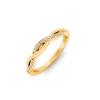 Lab Diamond Twisted Vine Wedding Band