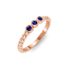 Three Birthstone Ring