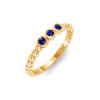 Three Birthstone Ring