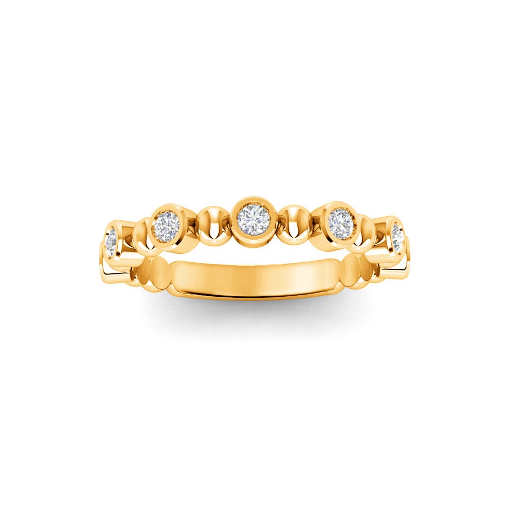 Alternating Multi Diamond Ring