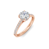 Timeless Pavé Engagement Ring Setting