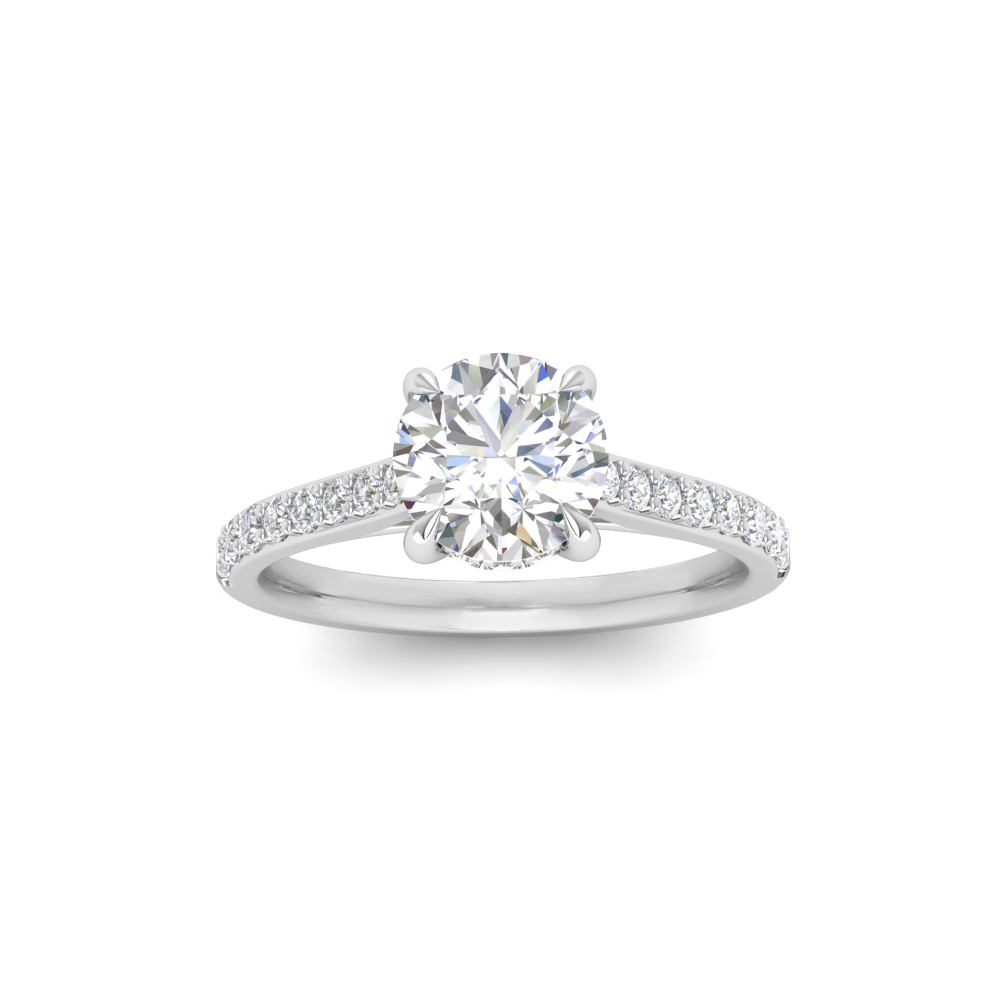 Timeless Pavé Engagement Ring Setting