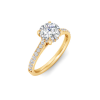 Timeless Pavé Engagement Ring Setting