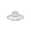1.80 Ctw Round Diamond Hidden Halo Timeless Pavé Engagement Ring