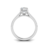 1.80 Ctw Round Diamond Hidden Halo Timeless Pavé Engagement Ring