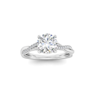 Twisted Vine Engagement Ring Setting