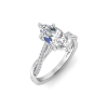 2.14 Ctw Marquise Diamond Twisted Vine Engagement Ring