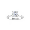1.5 Ct Cushion Lab Diamond Solitaire Engagement Ring