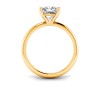 4 Ct Cushion Lab Diamond Solitaire Engagement Ring