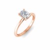 1.5 Ct Elongated Cushion Diamond Solitaire Engagement Ring