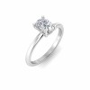1 Ct Elongated Cushion Diamond Solitaire Engagement Ring